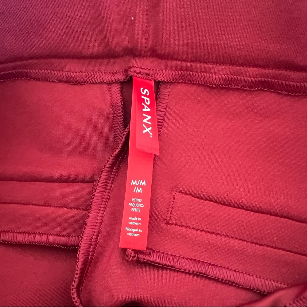 Spanx Women's Perfect Pant Ponte Tab Front Ankle Straight Trouser Pants - Picture 7 of 12